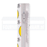 Rits 12 cm | Opti S40 spiraal | 016 lichtgrijs Rits OPTI - 4801 - S40 - 12 - 016 - LICHTGRIJS